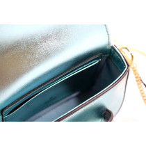 Gucci Horsebit Micro Pelle Azzurra