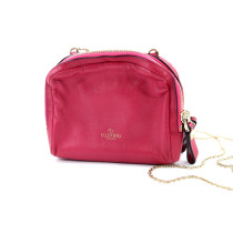 Valentino Tracollina Pelle Fucsia