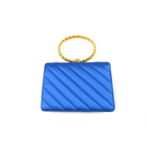 Gucci Rajah Pochette Seta Blu