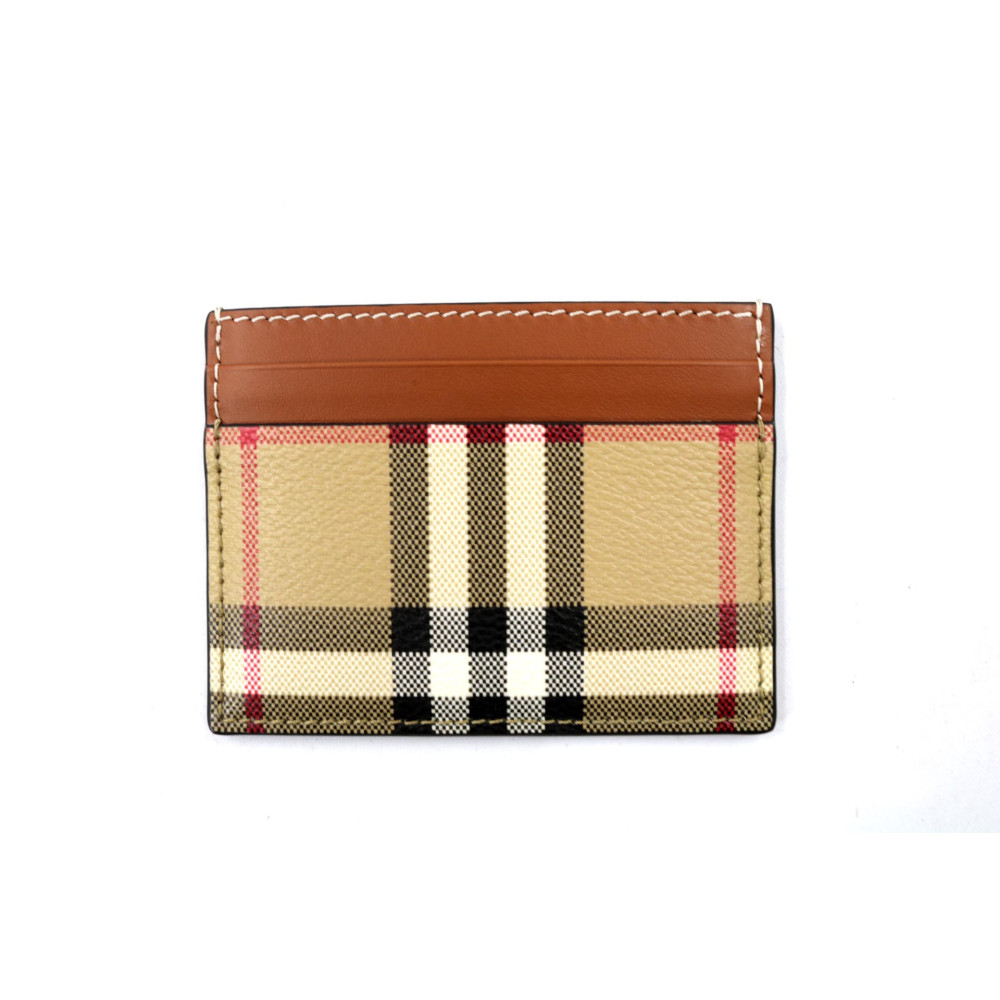 Burberry Portacarte Check Beige