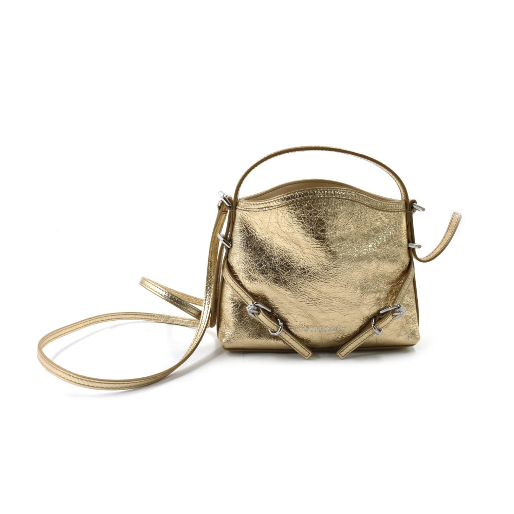 Givenchy Tracolla Nano VU Pelle Oro