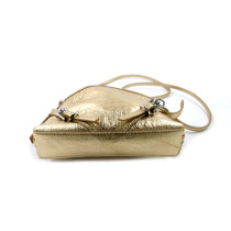 Givenchy Tracolla Nano VU Pelle Oro