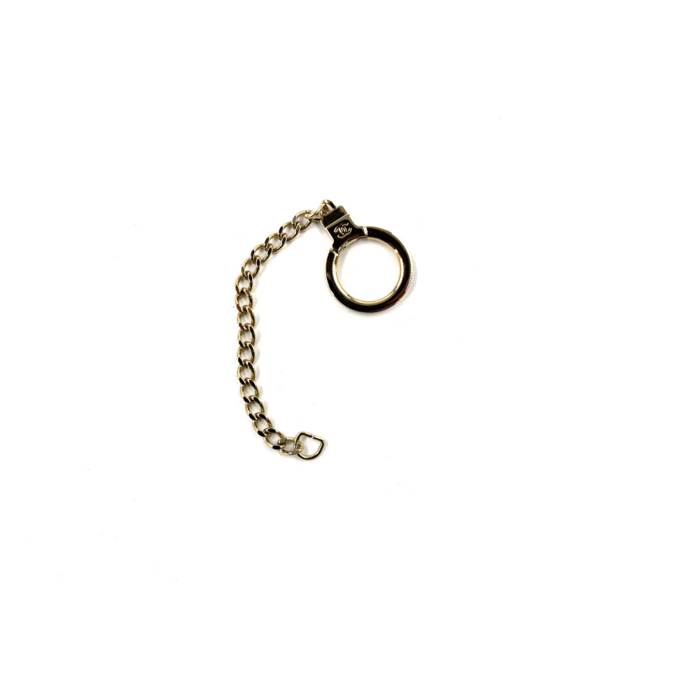 Chanel Portachiavi Metallo Argento