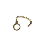 Chanel Portachiavi Metallo Argento