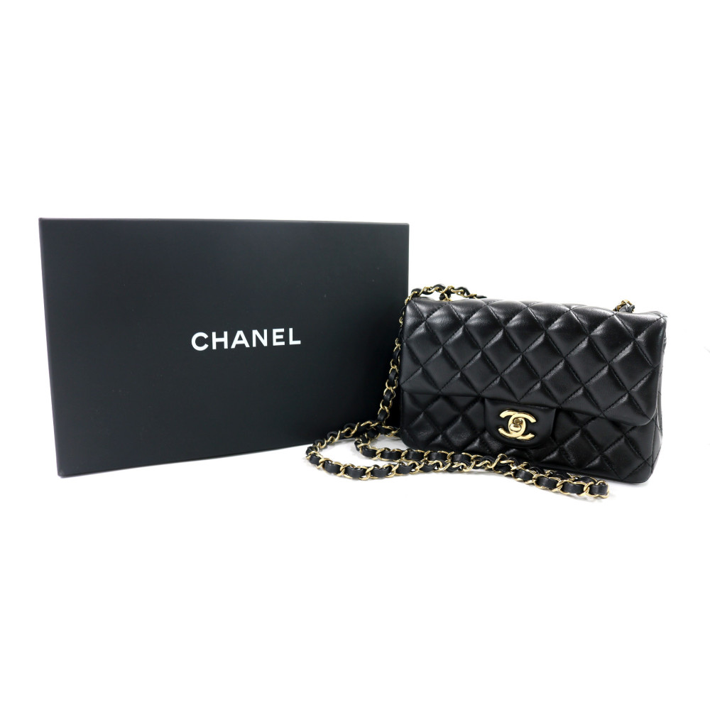 Chanel Classic Flap Mini Rettangolare Pelle Nera