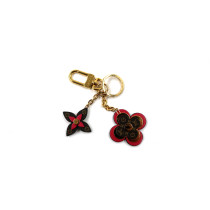 Louis Vuitton Charm Blooming Flowers Metallo Marrone e Rosa