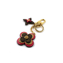Louis Vuitton Charm Blooming Flowers Metallo Marrone e Rosa