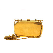 Valentino Pochette Metallo Oro e Azzurro
