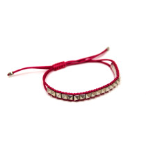 Valentino Bracciale Tessuto Fucsia