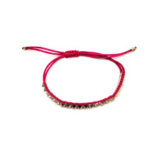 Valentino Bracciale Tessuto Fucsia