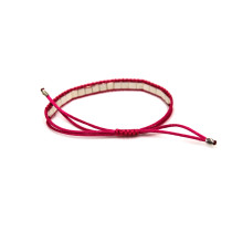 Valentino Bracciale Tessuto Fucsia