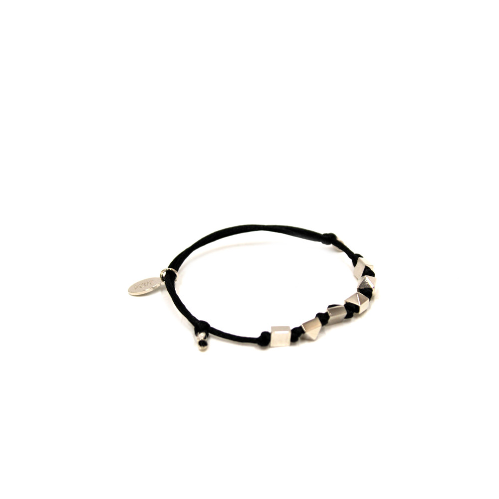 Valentino Bracciale Tessuto Nero