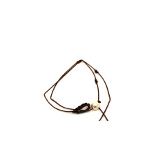 Valentino Collana Tessuto Marrone