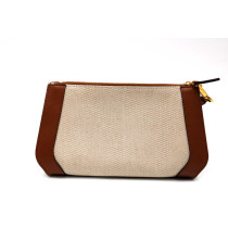 Valentino Pochette Tela e Pelle Cuoio