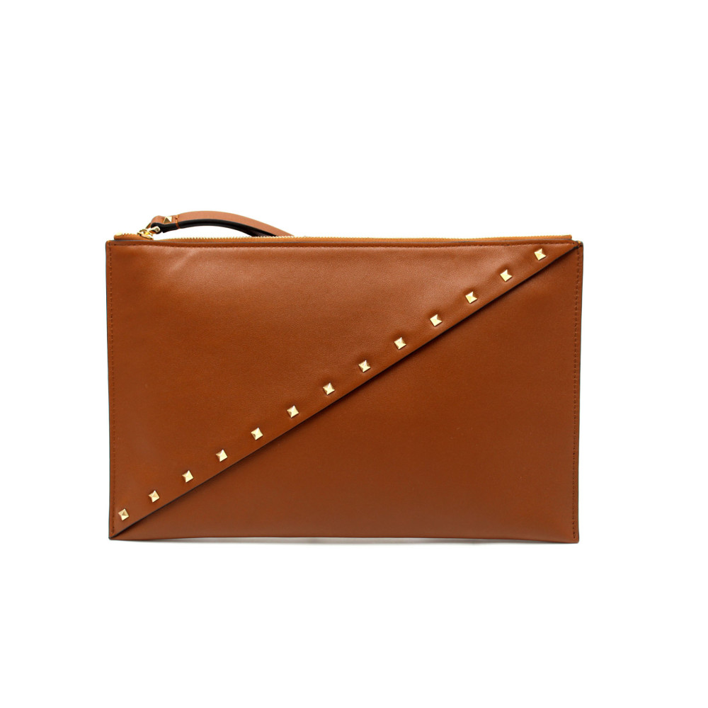 Valentino Pochette Pelle Cuoio