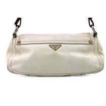 Prada Pochette Pelle Panna