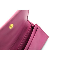 Miu Miu Portacarte Piccolo Matelassé Pelle Fucsia