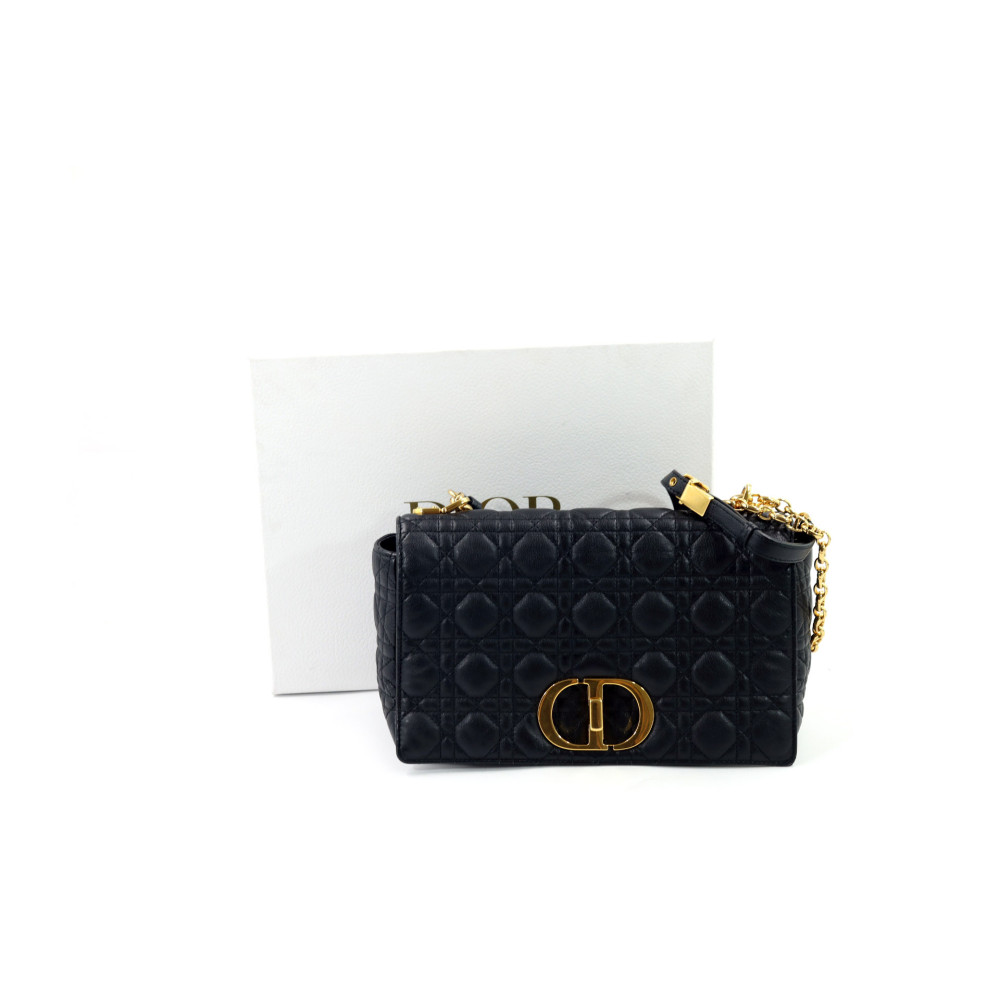 Dior Caro Grande Pelle Nera