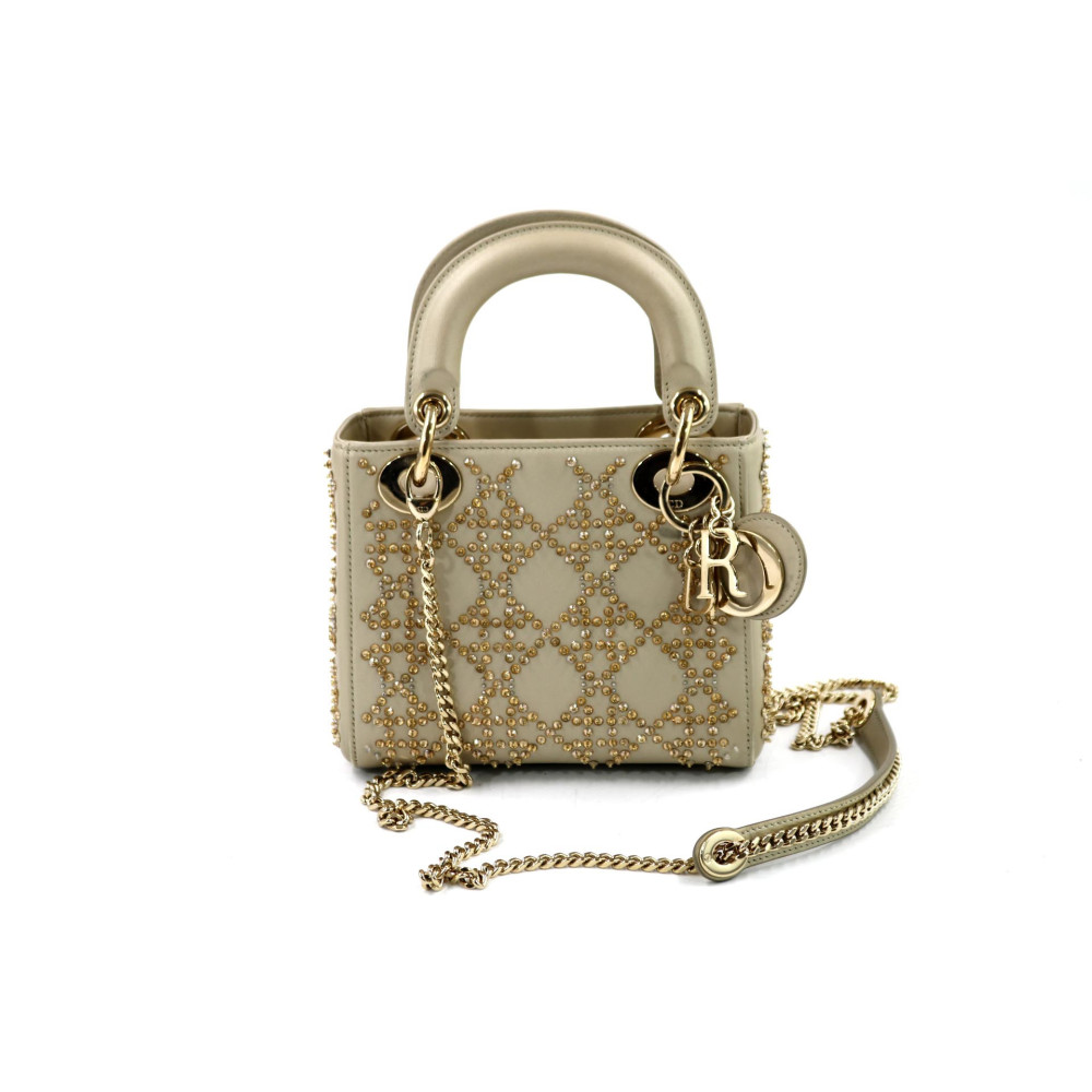 Dior Lady Mini Pelle Platino