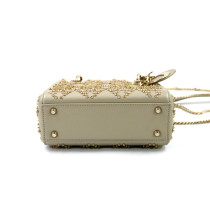 Dior Lady Mini Pelle Platino