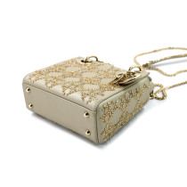 Dior Lady Mini Pelle Platino