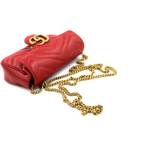 Gucci Marmont Mini Pelle Rossa