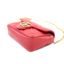 Gucci Marmont Mini Pelle Rossa