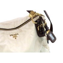 Prada Shopper Tela Vela Beige