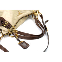 Prada Shopper Tela Vela Beige