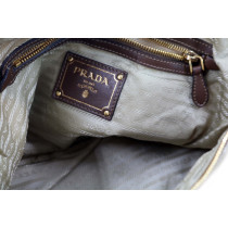 Prada Shopper Tela Vela Beige