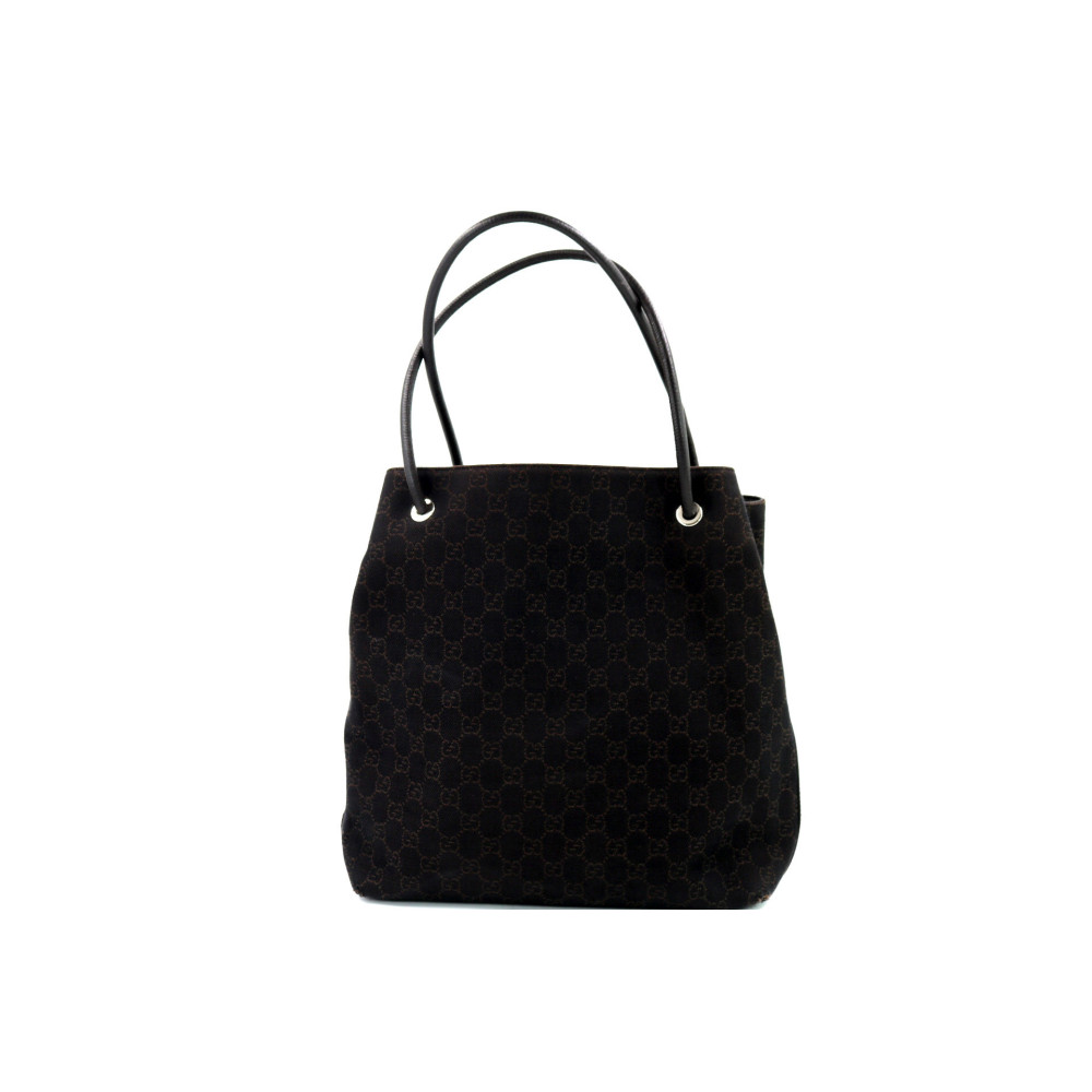 Gucci Tote Denim Gifford Marrone