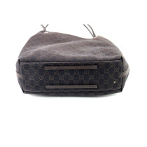 Gucci Tote Denim Gifford Marrone