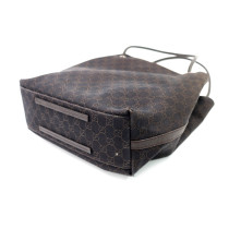 Gucci Tote Denim Gifford Marrone
