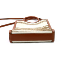 Celine Cabas Vertical Tela Beige