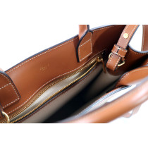 Celine Cabas Vertical Tela Beige