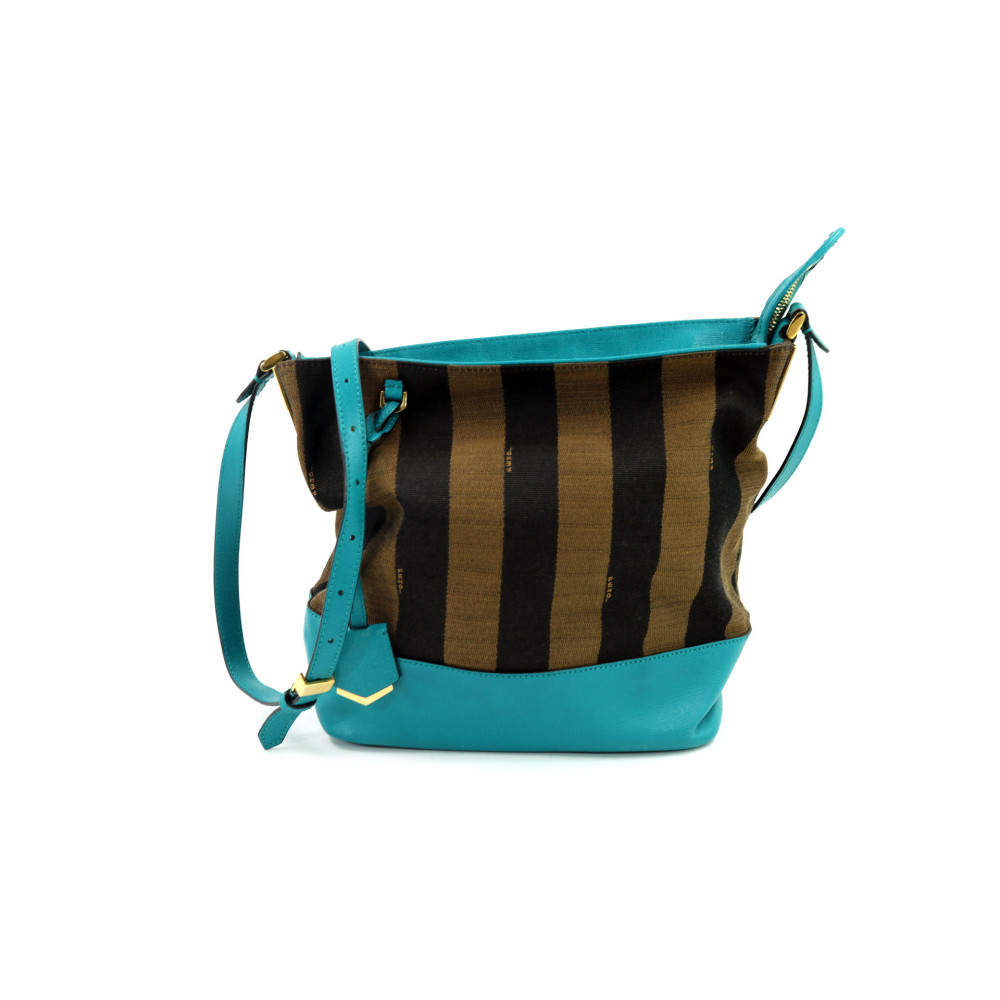 Fendi Secchiello Tela Marrone