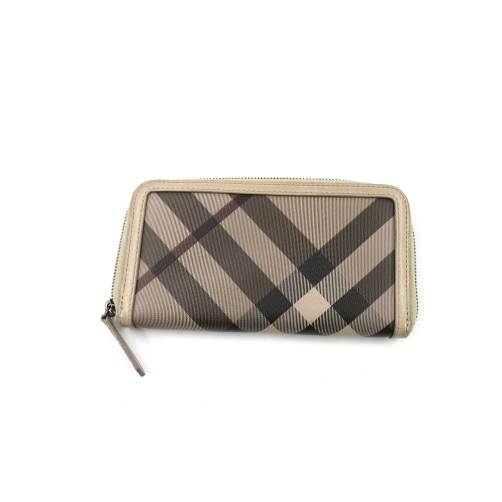 Burberry Portafoglio Check Beige