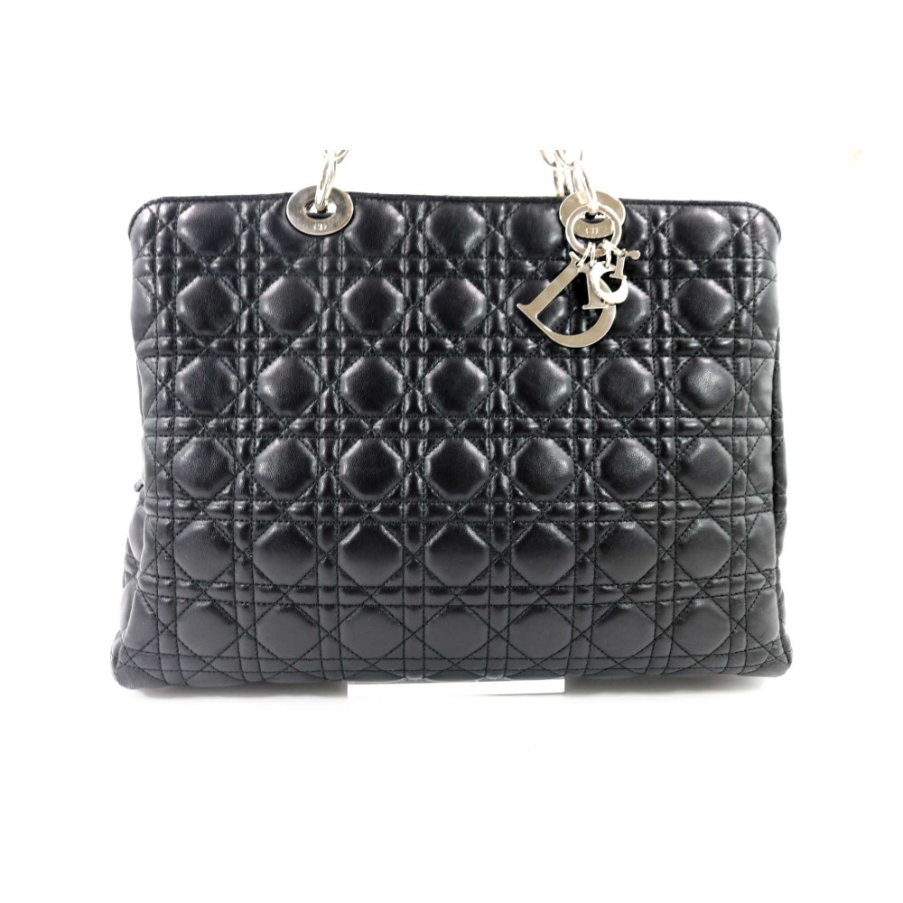 Dior Shopping Soft Pelle d'Agnello Nera