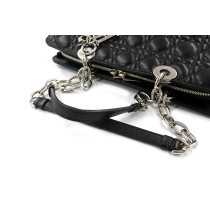 Dior Shopping Soft Pelle d'Agnello Nera