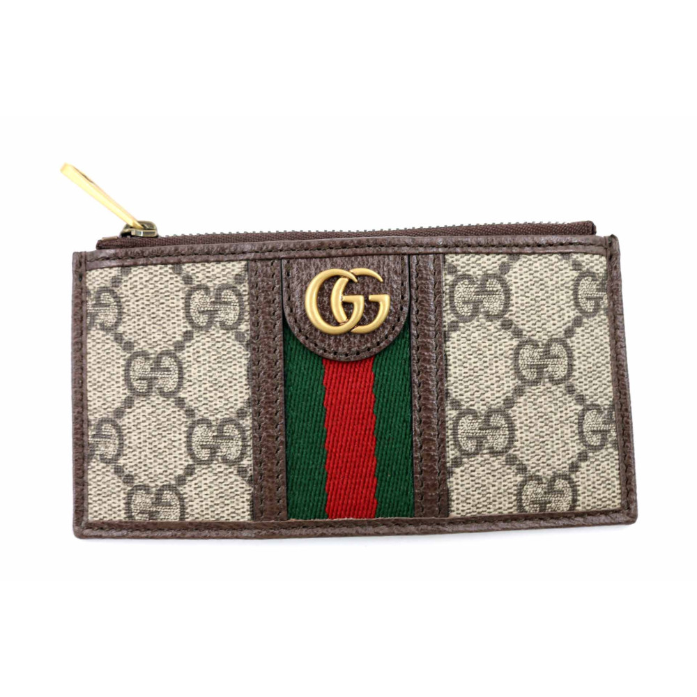 Gucci Portacarte Ophidia GG Marrone