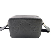 Gucci Tracolla GG Jumbo Pelle Nera