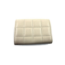 Saint Laurent Portafoglio Cassandre Pelle Bianca
