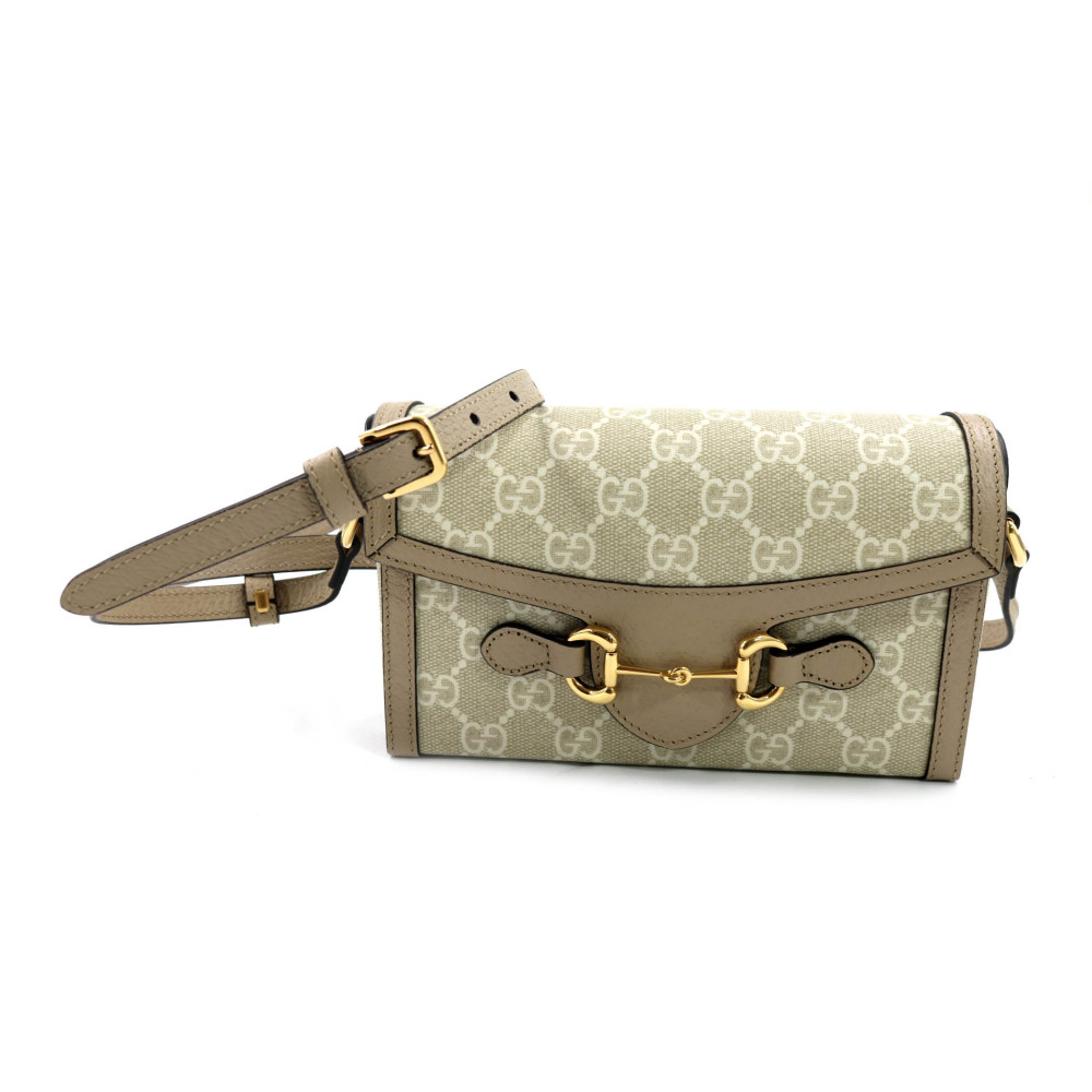 Gucci Horsebit Mini GG Beige