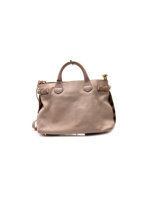 copie de Burberry Shopping Pelle Avorio