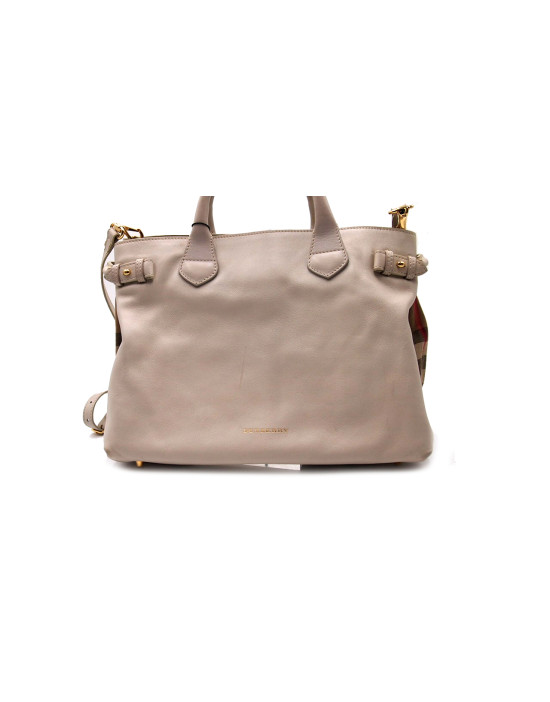 copie de Burberry Shopping Pelle Avorio