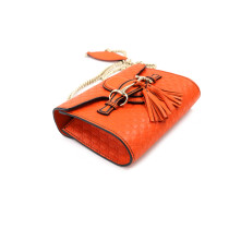 Gucci Emily Mini Pelle Arancio