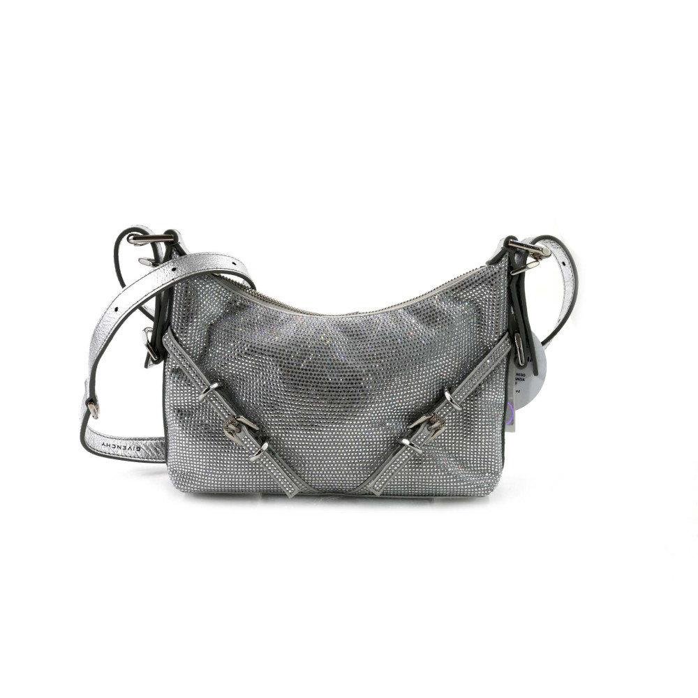 Givenchy Voyou Mini Bag Pelle Argento