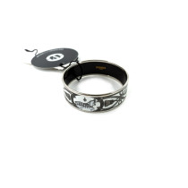 Hermès Bracciale Grand Apparat Metallo Bianco e Grigio
