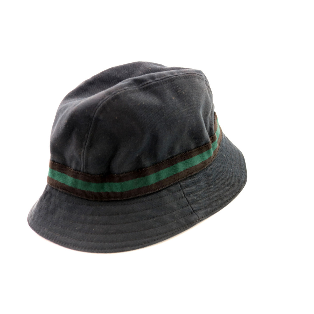 Gucci Cappello Tela Nera