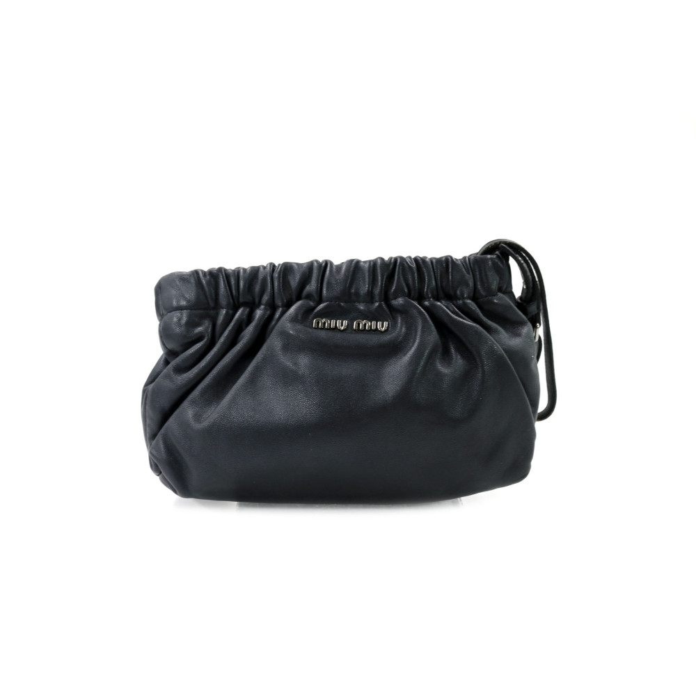 Miu Miu Pochette Pelle Grigia